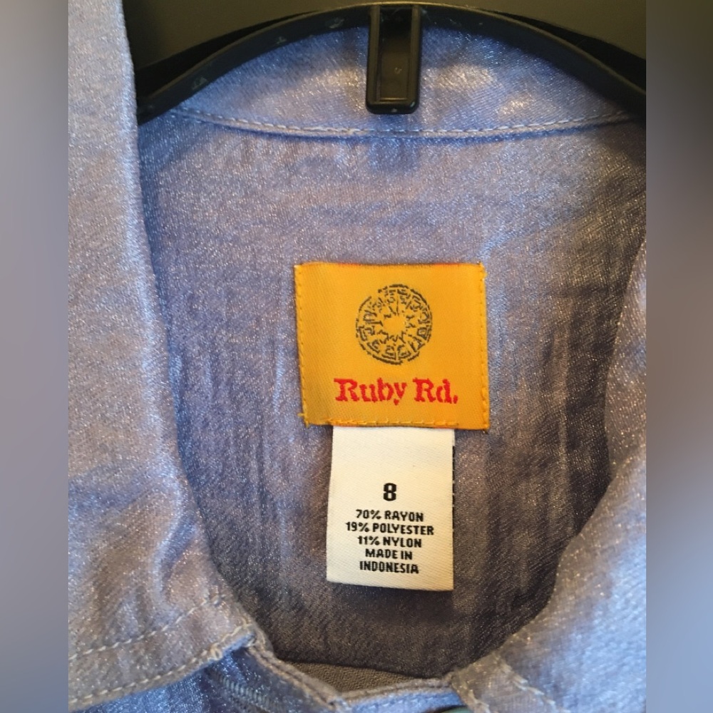 Ruby Rd. Lavender Blouse - Picture 5 of 9